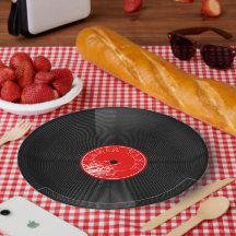 Retro Vinyl Record Music Lover Paper Plates
