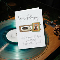 Retro Vinyl Record Player Photo Personalised