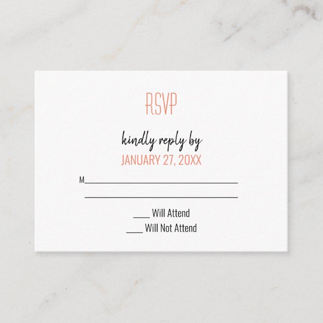 Retro Vinyl Record  RSVP Enclosure Card (Front)