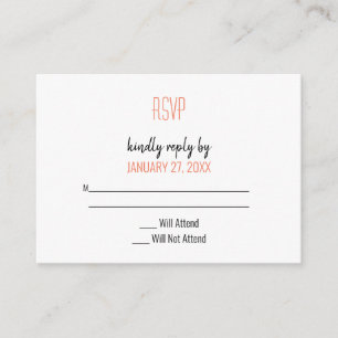 Retro Vinyl Record  RSVP Enclosure Card