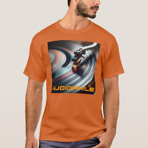 Retro Vinyl Record T-shirt, Music Lover Tee