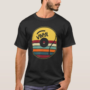 Retro Vinyl Record   Vintage Vinyls Lp Record T-Shirt