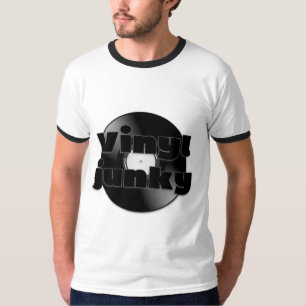 Retro Vinyl Record Vinyl Junky T-Shirt