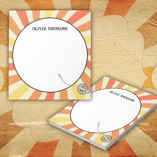 Retro Vinyl School Teacher Appreciation Gift Notepad