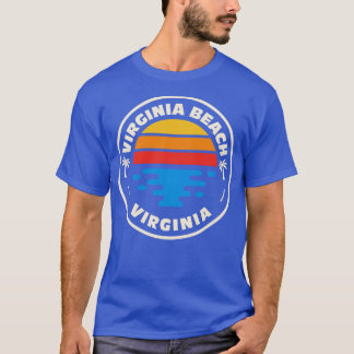 Retro Virginia Beach Virginia Vintage Beach Emblem T-Shirt