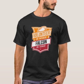 Retro Volunr On Saturday Falcon On Sunday Georgia T-Shirt