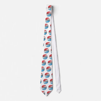 Retro Vote Badge Tie