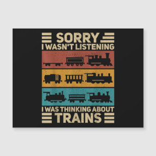 Retro Wagon Train Lover Model Railroad Conductor F