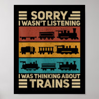 Retro Wagon Train Lover Model Railroad Conductor F