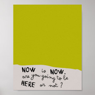 Retro Wall Art, Quote art print, Retro Colour Prin Poster