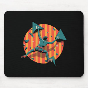 Retro Wall Climber Indoor Bouldering Sport Gifts M Mouse Mat