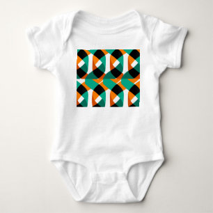 Retro Wallpaper: Vintage Design Baby Bodysuit