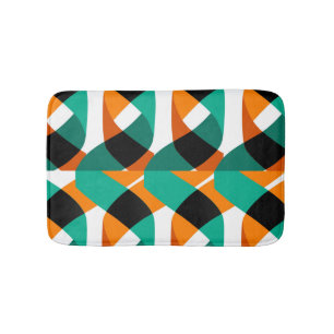 Retro Wallpaper: Vintage Design Bath Mat