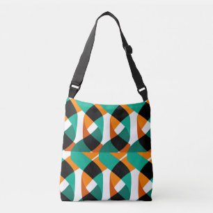 Retro Wallpaper: Vintage Design Crossbody Bag