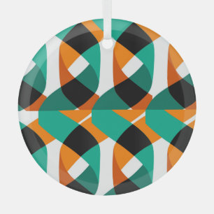 Retro Wallpaper: Vintage Design Glass Tree Decoration