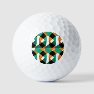Retro Wallpaper: Vintage Design Golf Balls