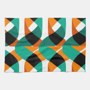 Retro Wallpaper: Vintage Design Tea Towel