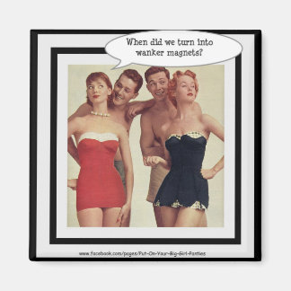 Retro 'Wanker' Magnet