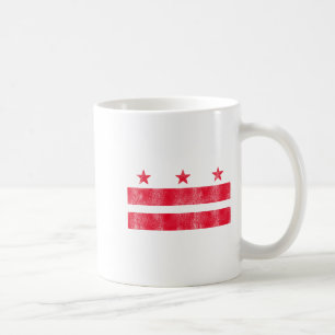 Retro Washington Dc Flag District Of Columbia Souv Coffee Mug