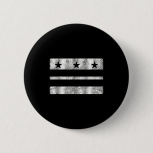 Retro Washington Dc Flag Of District Of Columbia S 6 Cm Round Badge