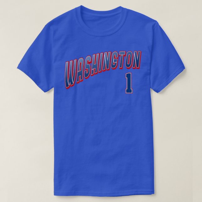 Retro Washington Number 1 1 T-Shirt (Design Front)