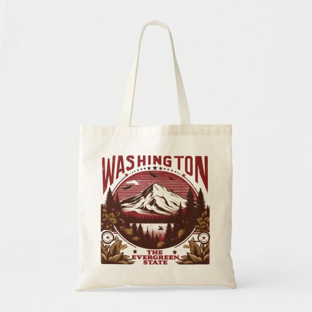 Retro Washington Tote Bag (Front)