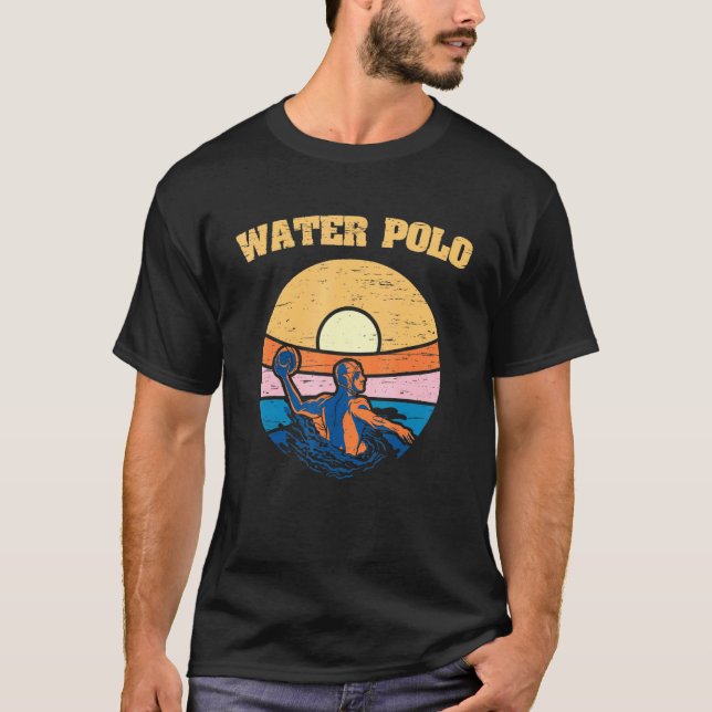 Retro Water Polo for a Swimming Play Coach Water P (Front)