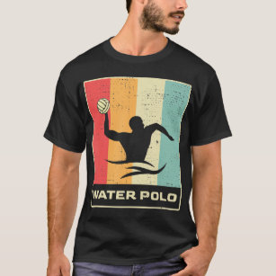 Retro Water Polo Player on Funny Water Polo T-Shir