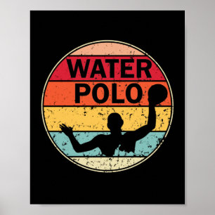 Retro Water Polo - Vintage H2 Polo Waterpolo Poster