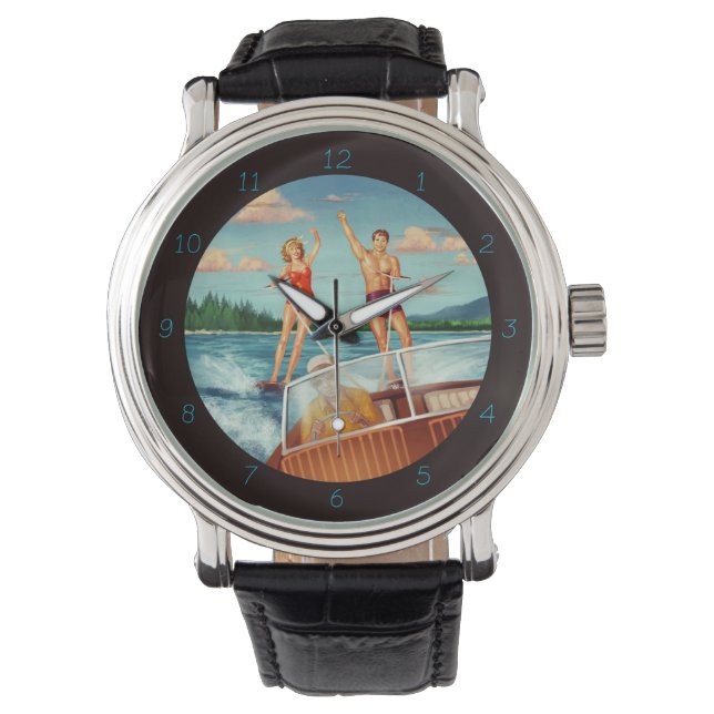 Retro Water Skiing Watch (Front)