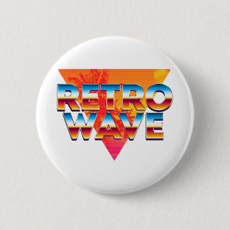 Retro Wave 6 Cm Round Badge