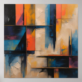 Retro Wave Design 01 Poster Paper Matte