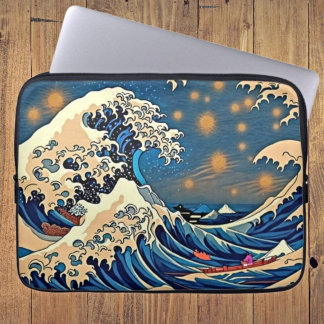 Retro Wave Laptop Sleeve - Bold & Vintage Vibes