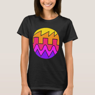 Retro Waveform Synthesizer Sound Wave Electronic M T-Shirt