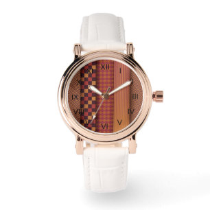 Retro Waves and Geometric Midcentury Pattern Watch