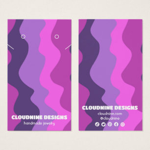 Retro Waves Earring Necklace Jewellery Display Car