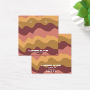 Retro Waves Earring Necklace Jewellery Display Car