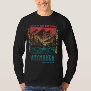 Retro Waymaker Promise Keeper Miracle Worker Jesus T-Shirt