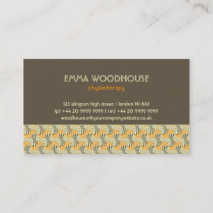 Retro!Weave :: Brown, Orange, Beige Business Card