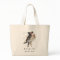 RETRO WEDDING COUPLE ~ PERSONALIZED SHOPPING TOTE