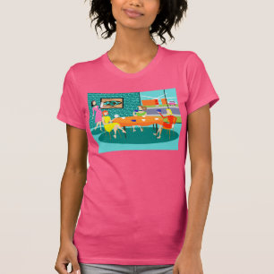 Retro Weekly Women's Card Game T-Shirt