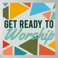 Retro Welcome Worship Sign