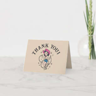 Retro Western 30th Rodeo Birthday Thank You Card