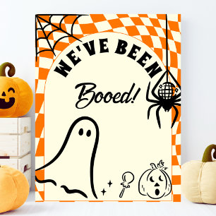 Retro We've Been Booed You've Been Booed Game Sign