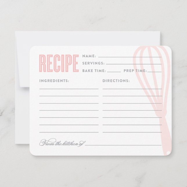 Retro Whisk | Recipe Card (Front)
