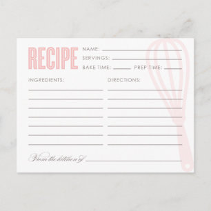 RETRO WHISK   RECIPE CARDS