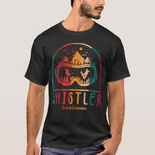 Retro Whistler British Columbia Ski  T-Shirt