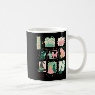 Retro Wicked Stamps Christmas Vibes Clothing Coffee Mug