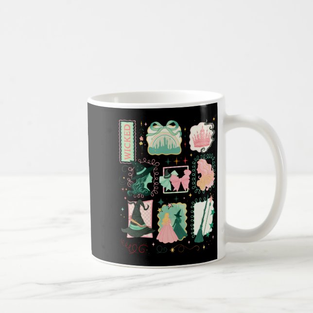 Retro Wicked Stamps Christmas Vibes Clothing Long  Coffee Mug (Right)