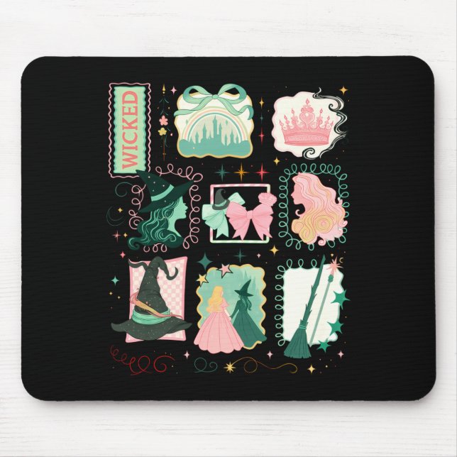 Retro Wicked Stamps Christmas Vibes Clothing Long  Mouse Mat (Front)